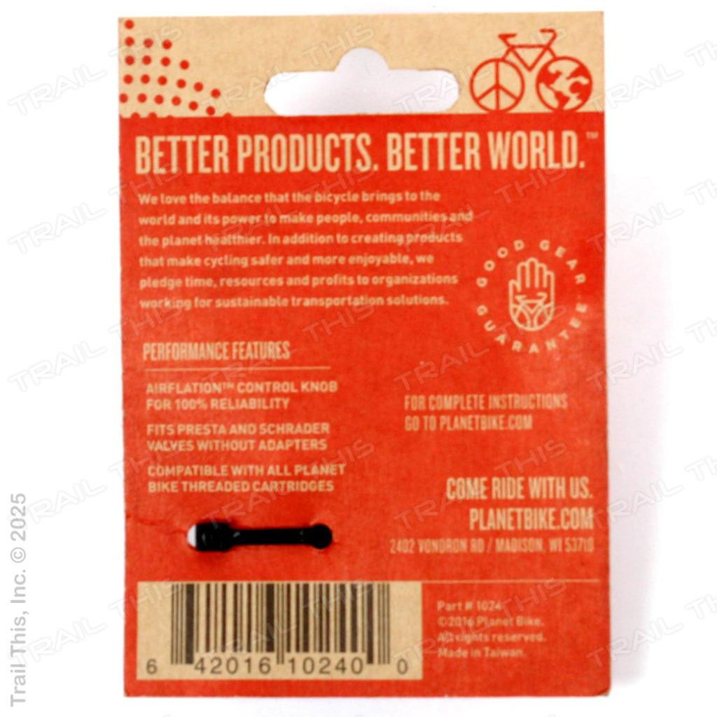 RED ZEPPELIN 2 CO2 Tube Inflator - Head Only - Bicycle Tire Tool Planet Bike