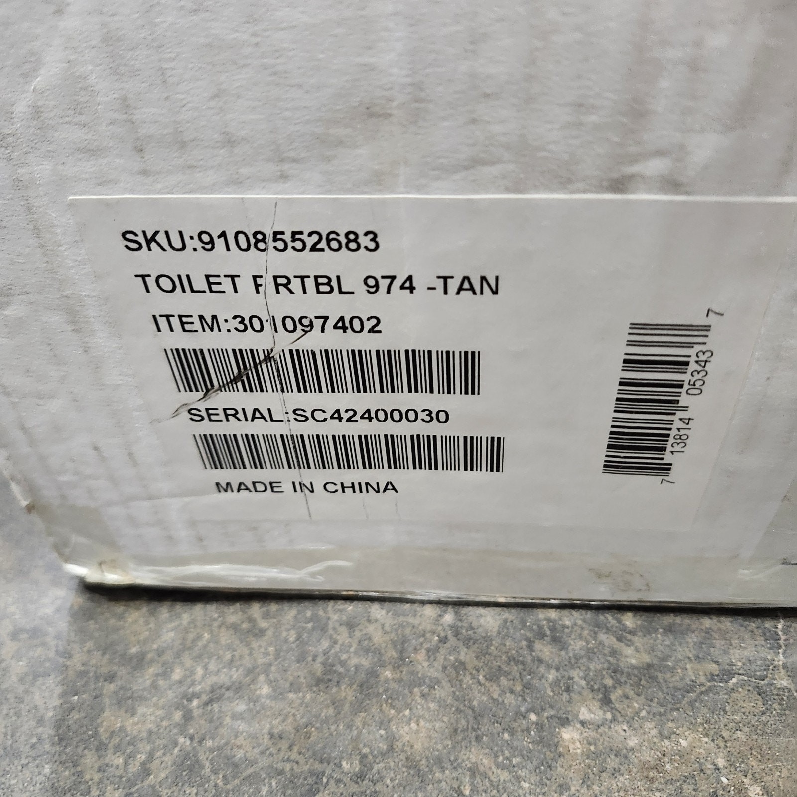 Dometic 301097206 Portable Camping Toilet 970 Series Porta Potti - 2.6 Gal.