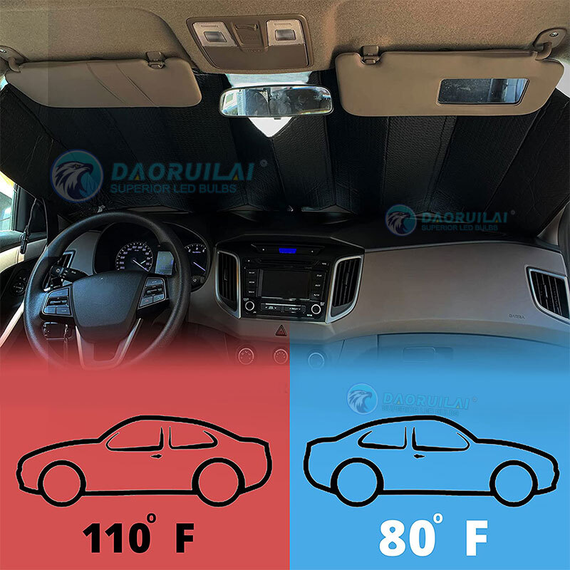 Foldable Auto Car Front Window Windshield Sun Shade Shield Cover Visor UV Block