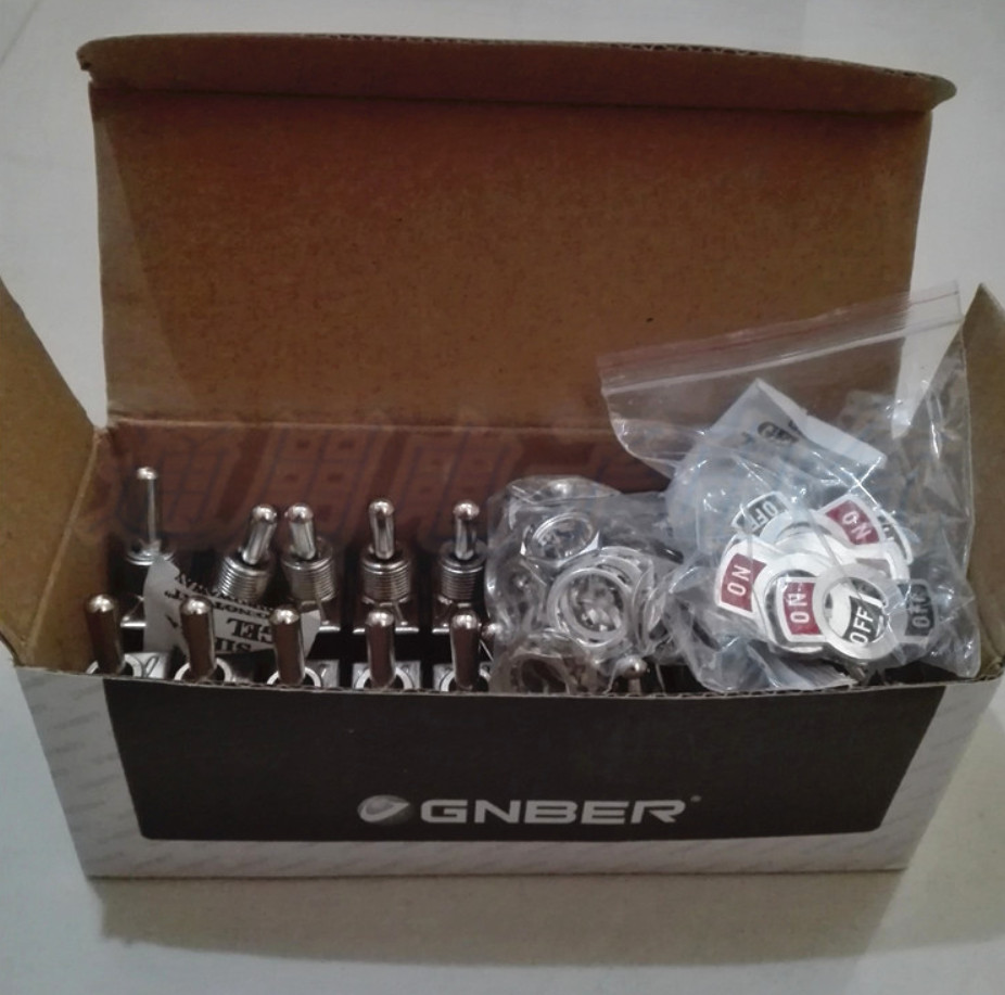 10PCS New Gnber RT1021 RT Toggle Switches