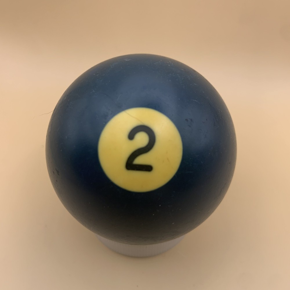 Vintage Replacement Pool Ball Billiards Blue Solid #2 Ball 2 1/4" Diameter