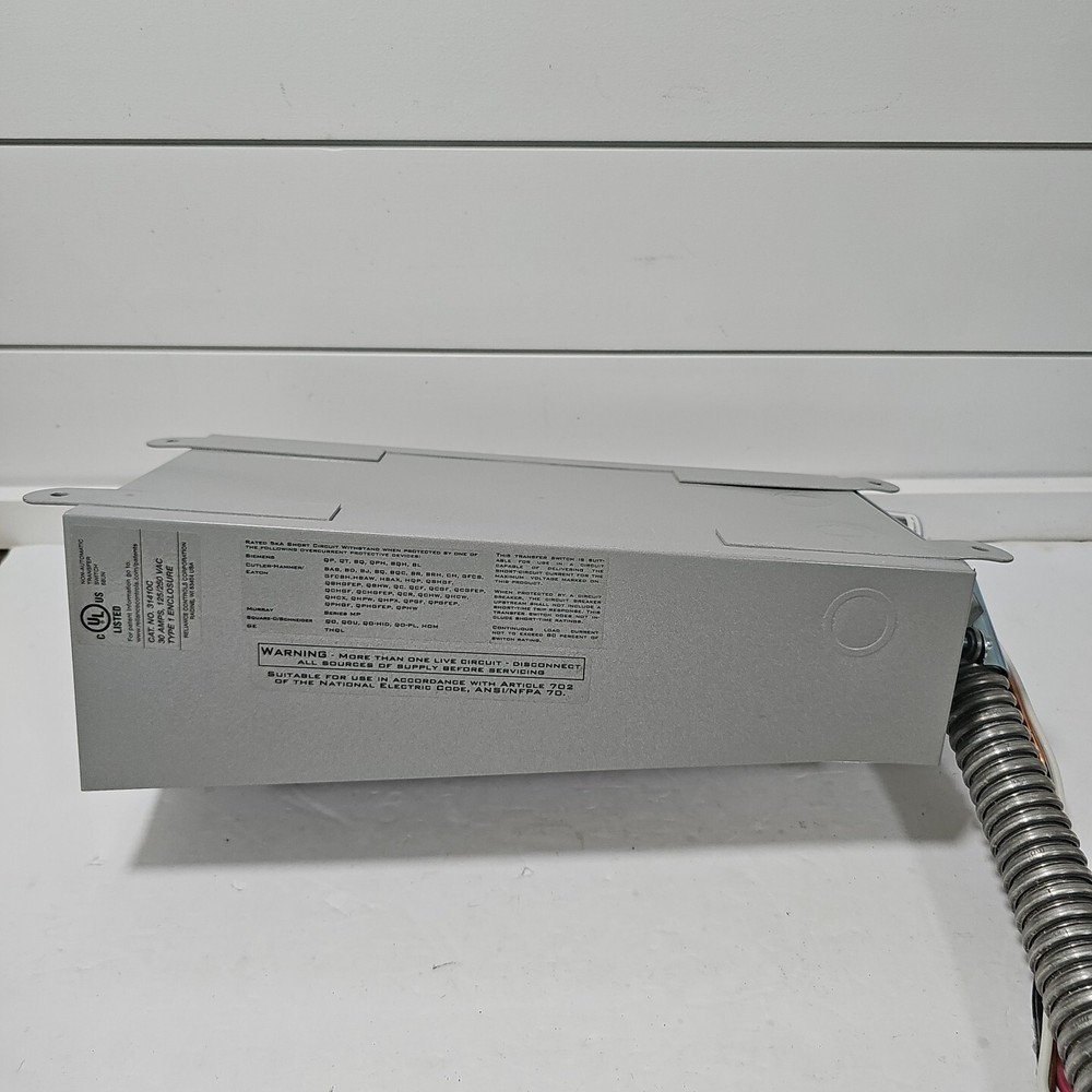 Reliance Pro/Tran 31410C Manual Transfer Switch Protran
