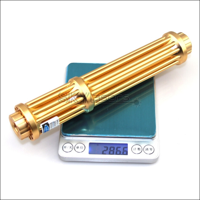 450nm Blue Laser Pointer Adjustable Focus Visible Beam Light Laser Pen +Case