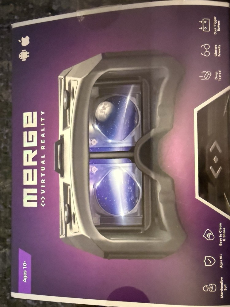 Merge Virtual Reality AR/VR  Headset Portable Wireless Apple android NEW