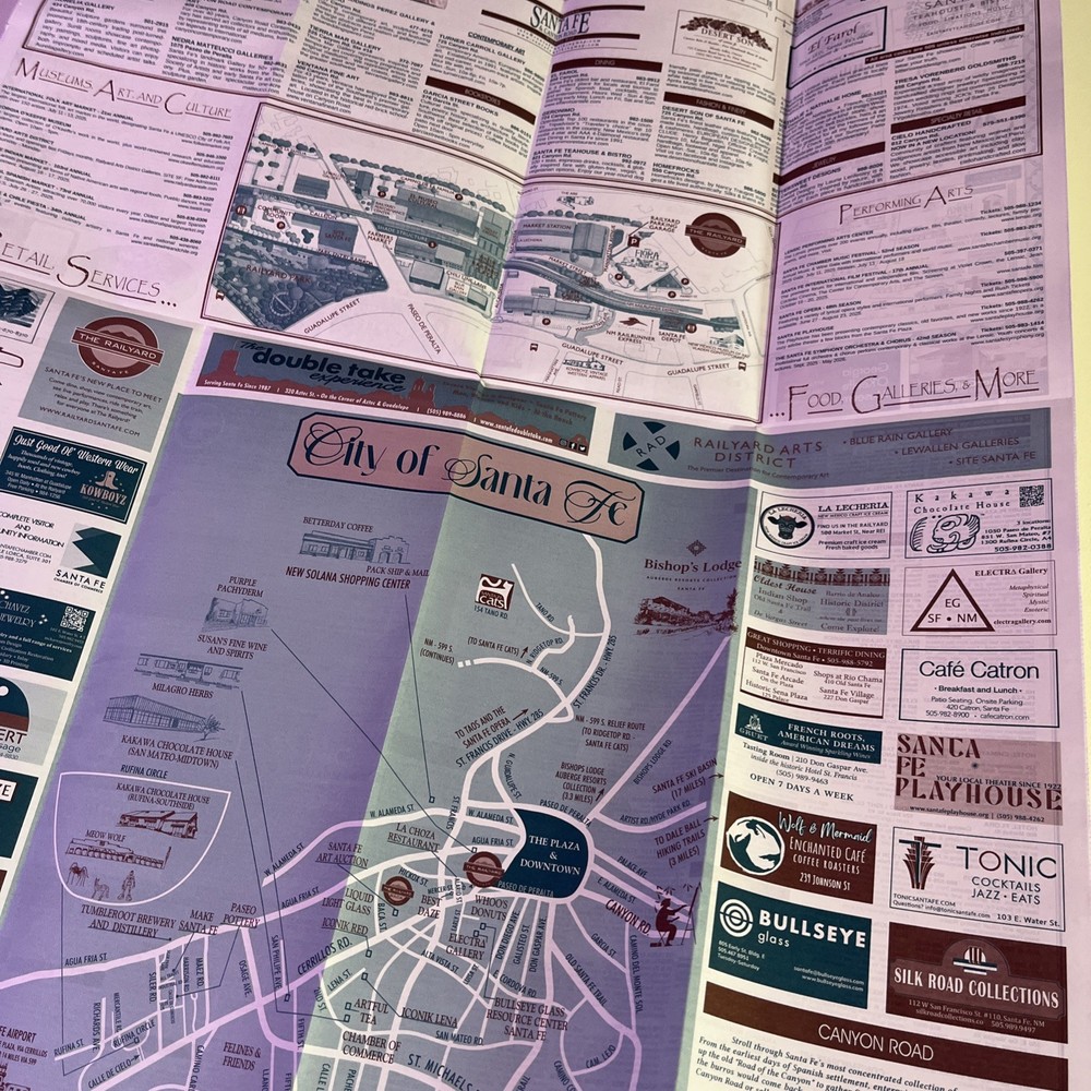 Santa Fe Walking Map 2025-2026
