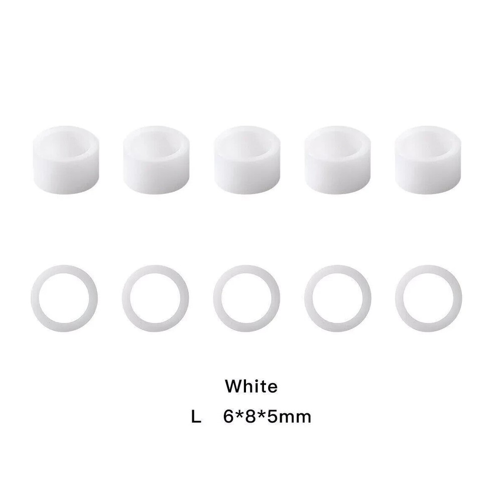 100Pcs/Box Dental Autoclavable Silicone Instruments Color Code Rings Bands Large