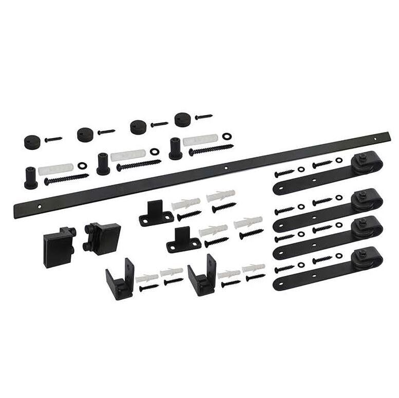 Modern Mini Sliding Door Complete Set 125cm Sliding Door System Complete Set