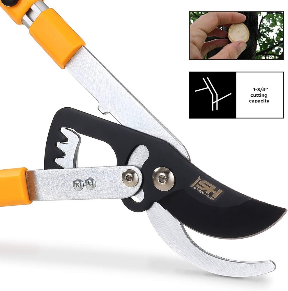 27-40" Adjustable Gear-Bypass Limb & Branch Lopper with Extendable Handle