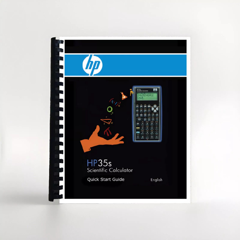 Quick Start Guide for Hewlett Packard HP-35S Calculator