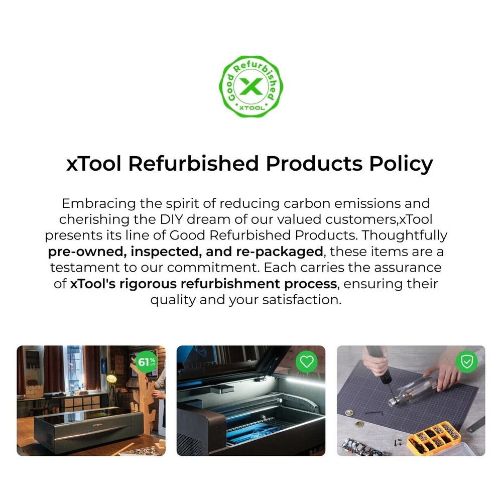 (Refurbished) xTool P2 Laser Engraver, Versatile Desktop 55W CO2 Laser Cutter