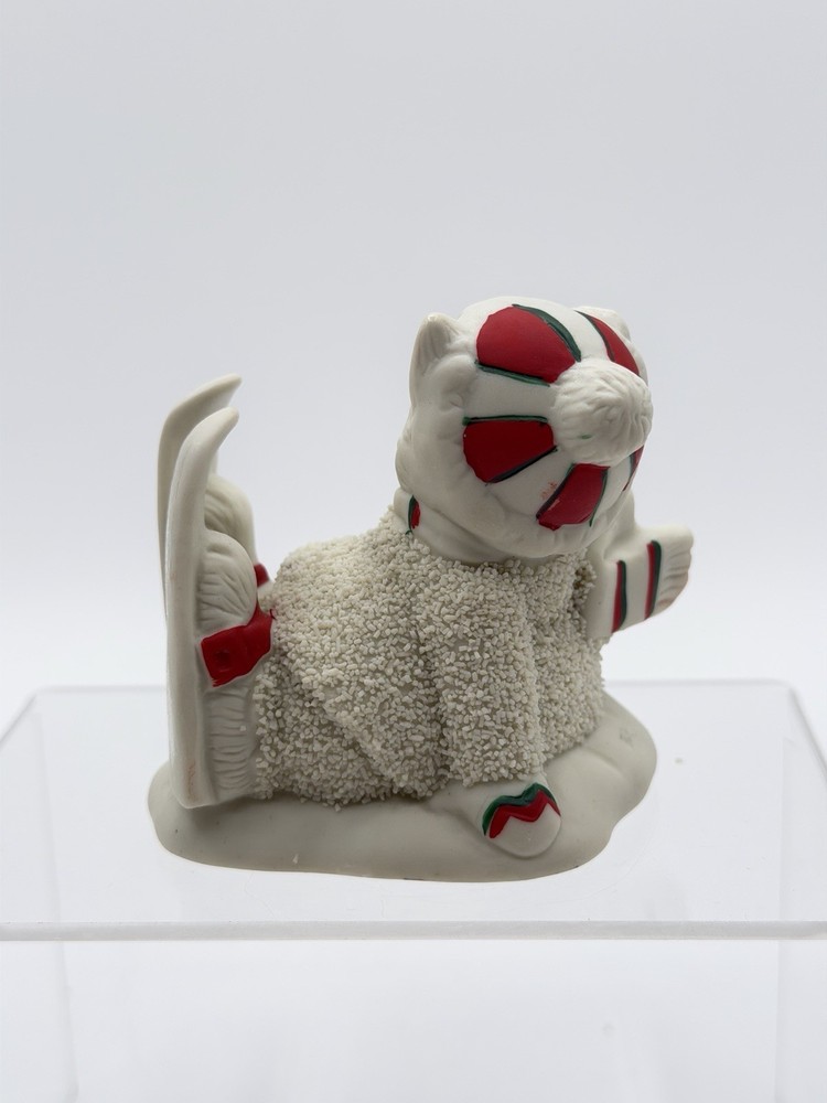 Lefton Kitty Snowflake Skiing 1992 Taiwan