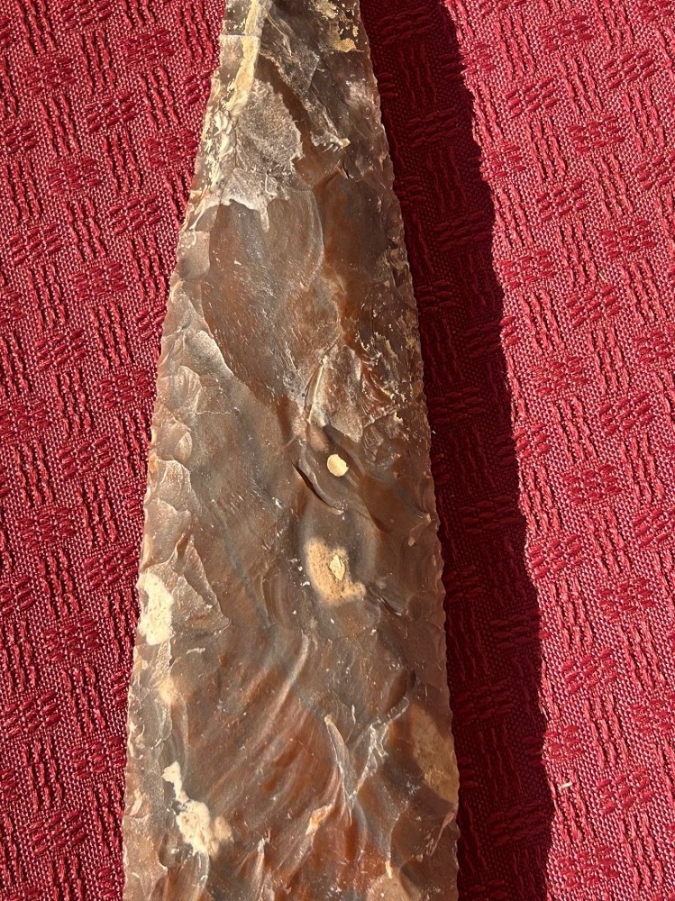 VERY NICE 7" Flint Spearhead Arrowhead