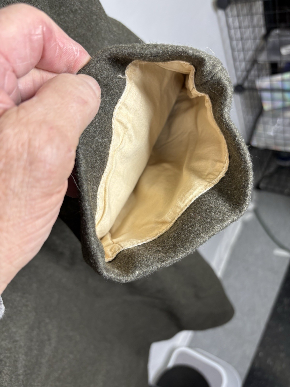 WWII USMC Overcoat 1942-43 Quartermaster 4-L Long Wool Coat