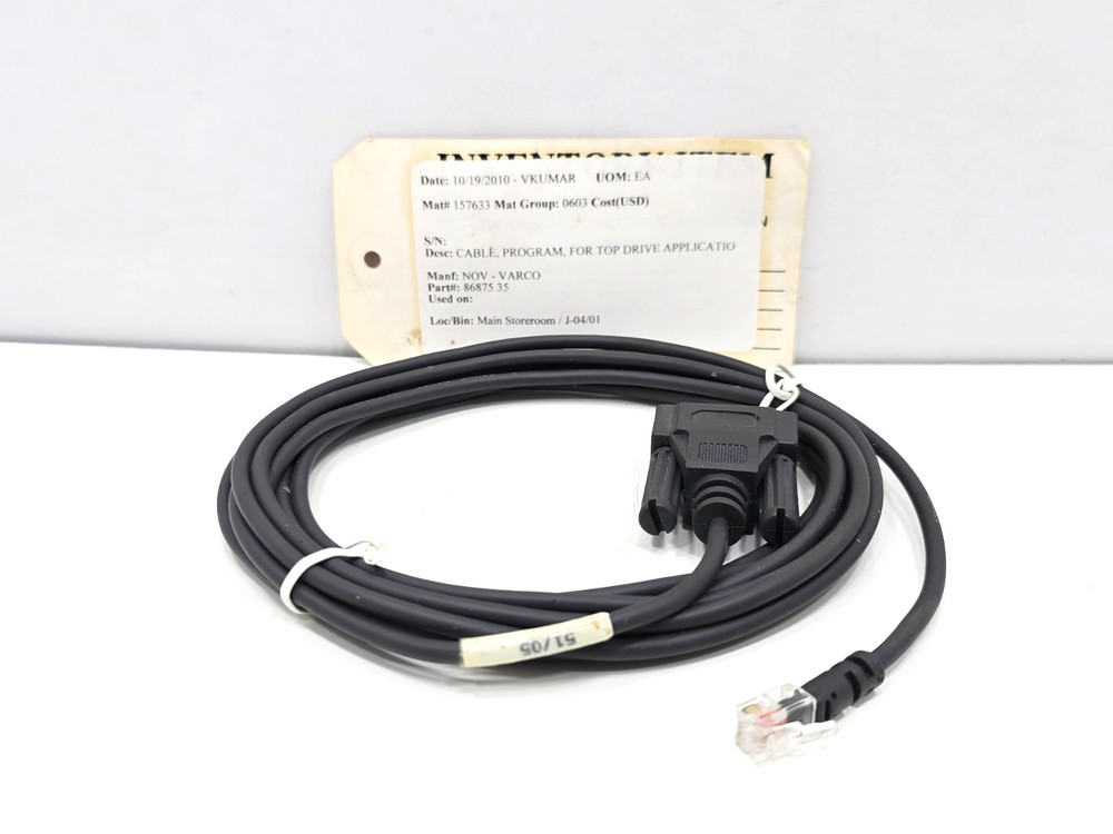 8687535 PROGRAM CABLE FOR TOP DRIVE NOV VARCO 86875-35