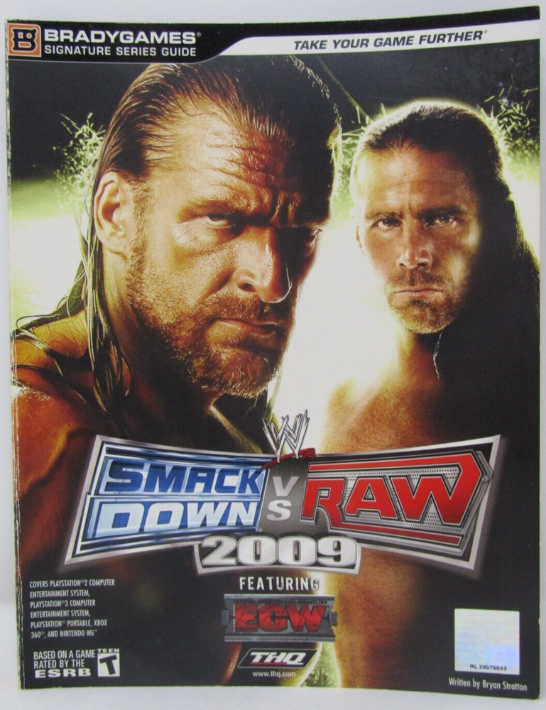 Brady Games Smack Down vs Raw 2009 Official Strategy Guide