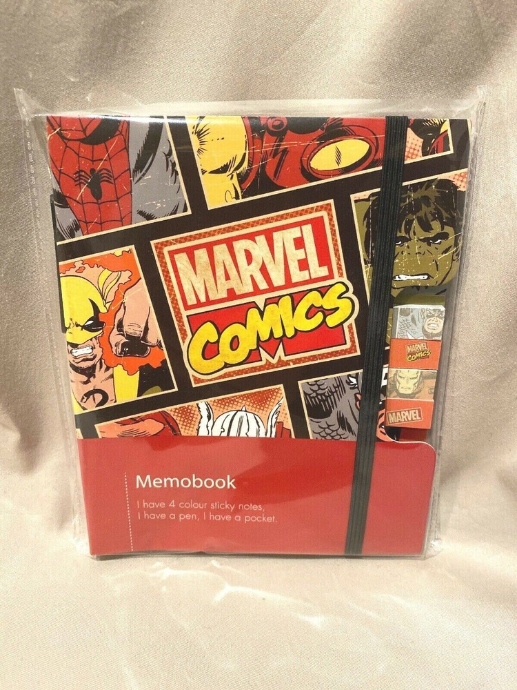 Marvel Comics Memo Pad With Pen NEW