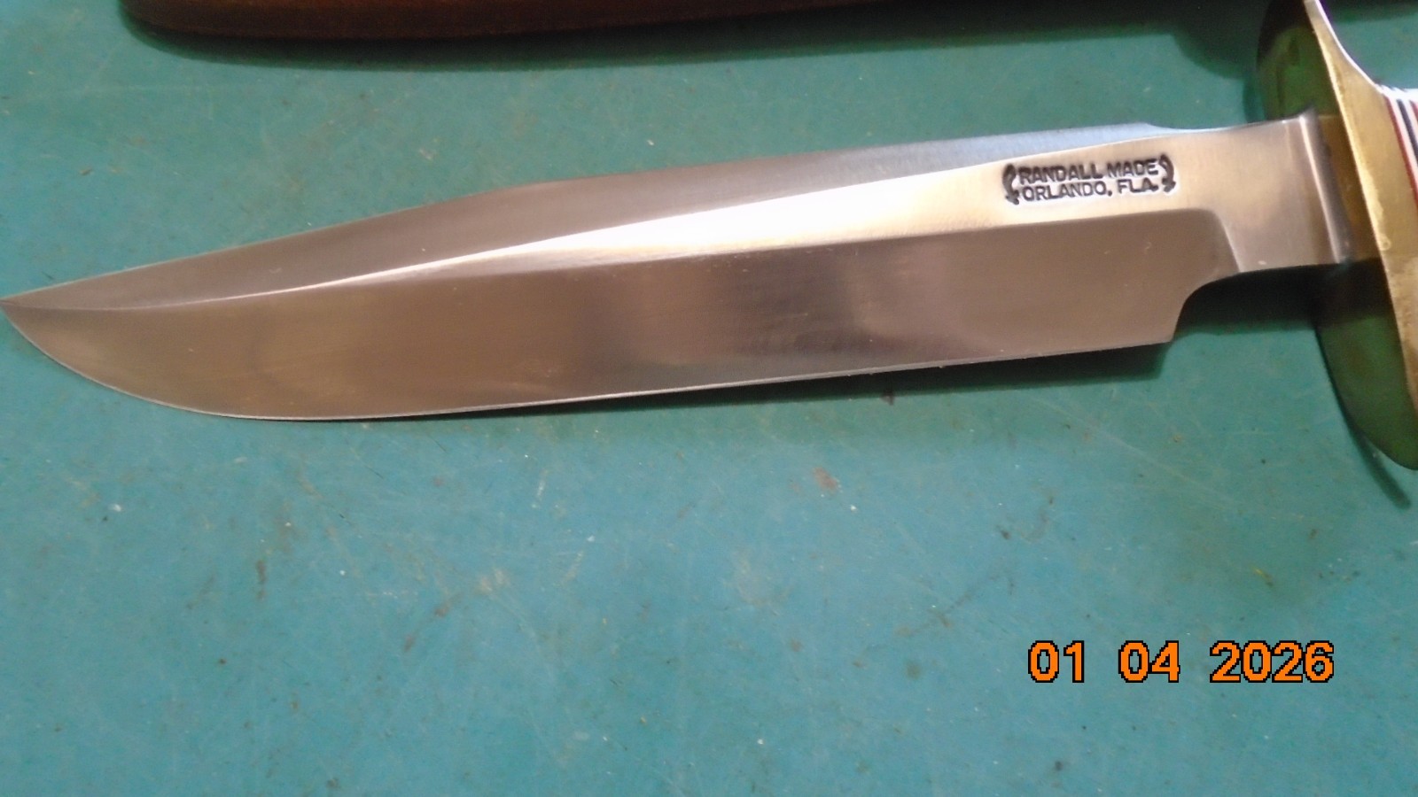 Vintage RANDALL #`1 -7" Stag Handle Fighting Bowie Knife / Sheath NEW UNUSED !!!