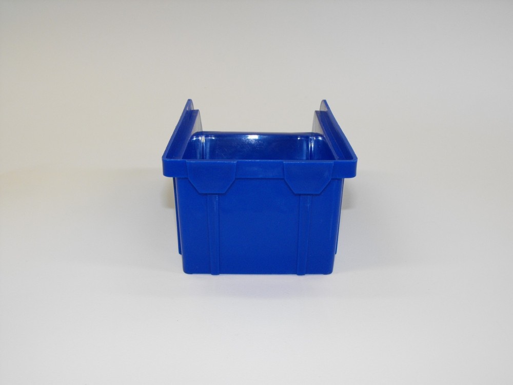 1 Harbor Freight Wall Mount Hanging Storage Bin Replacement Blue Large Bin Plast
