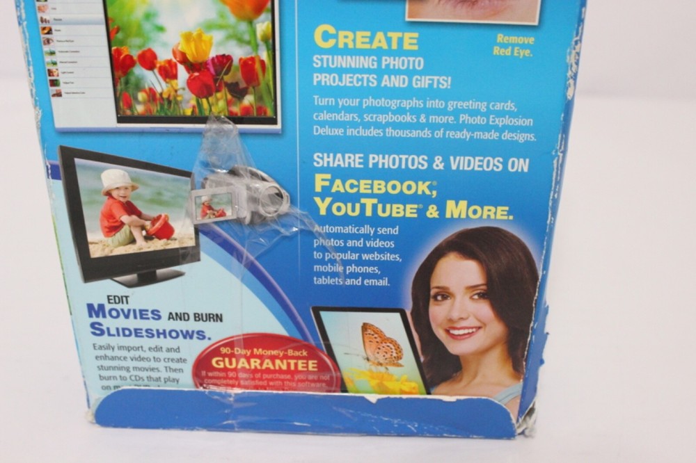 Photo Explosion Deluxe Version 5 for PC Windows - Open Box