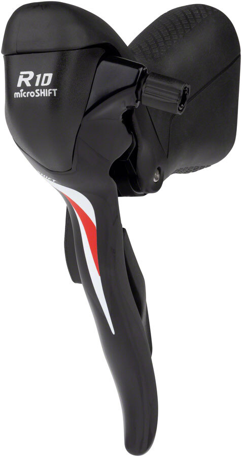 microSHIFT R10 Right Drop Bar Shift Lever - 10-Speed, Compatible, Black