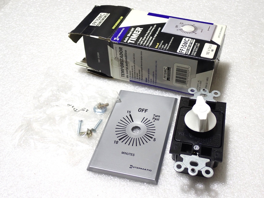 Intermatic FF15MC Auto Shut-Off Timer NEW