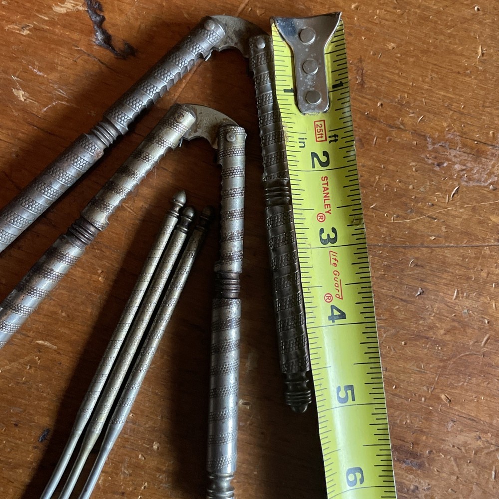 Lot Of 2 ANTIQUE HMQ NUTCRACKER Handle Nut Cracker