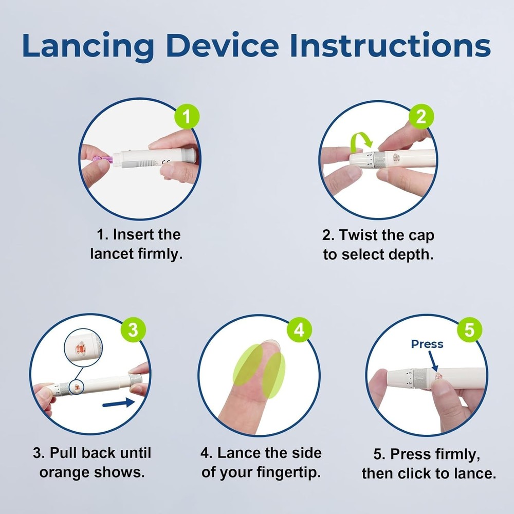 Travel-Ready Diabetes Testing Kit with No Coding & Instant 6-Second Results