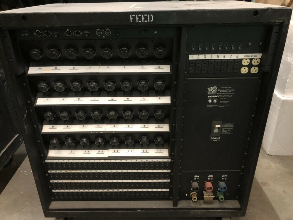 96X2K SENSOR Rack (Classic) ETC Touring Dimmer Rack