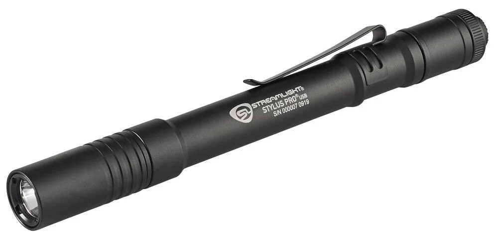 Streamlight Stylus Pro Black Usb Rechargeable Led Penlight