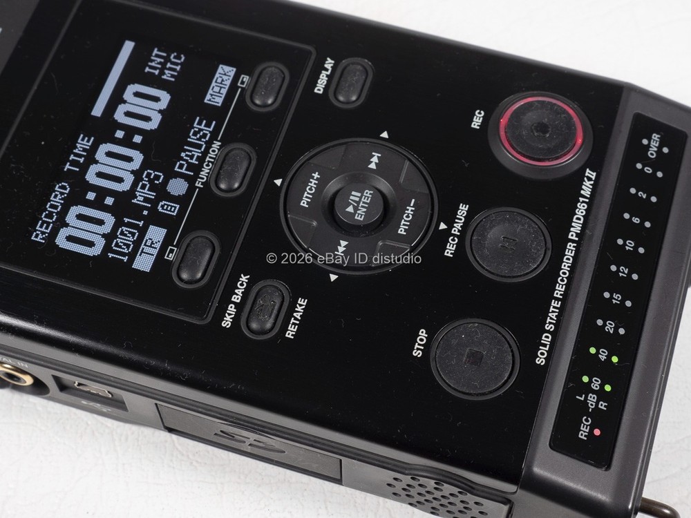 Marantz PMD661 Mk II Professional Solid State Audio Recorder + AU Mains Adapter