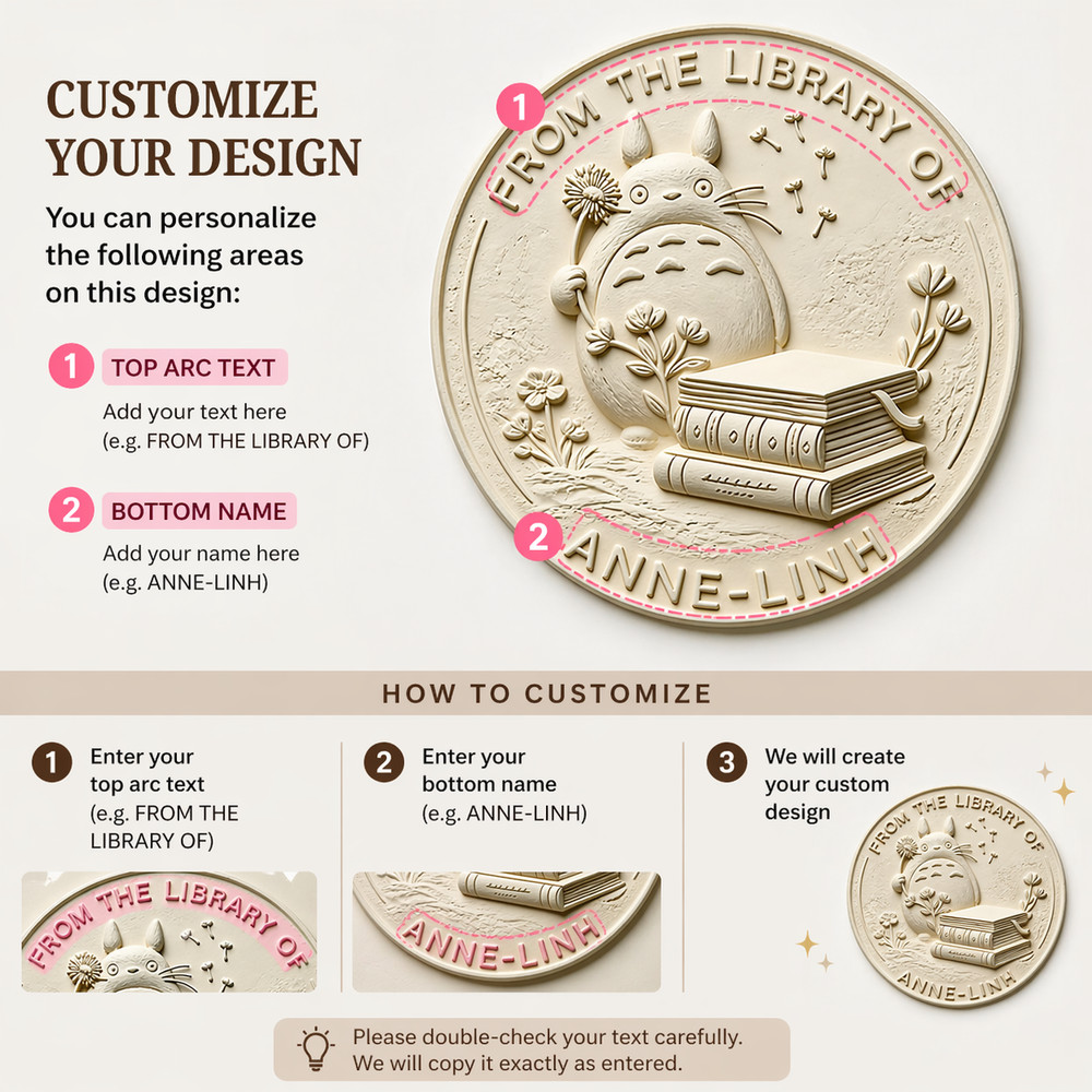 Embosser Stamp LOGO Customized Wedding Library Book Private Seals Customization