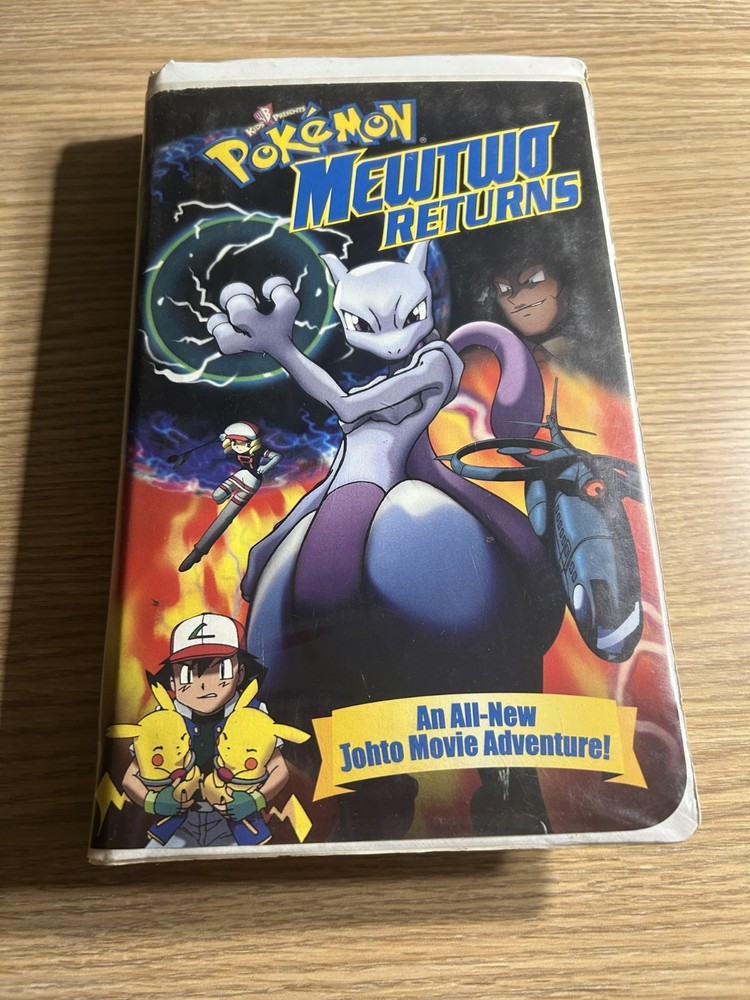 Pokemon: Mewtwo Returns (VHS, 2001, Clamshell Packaging)