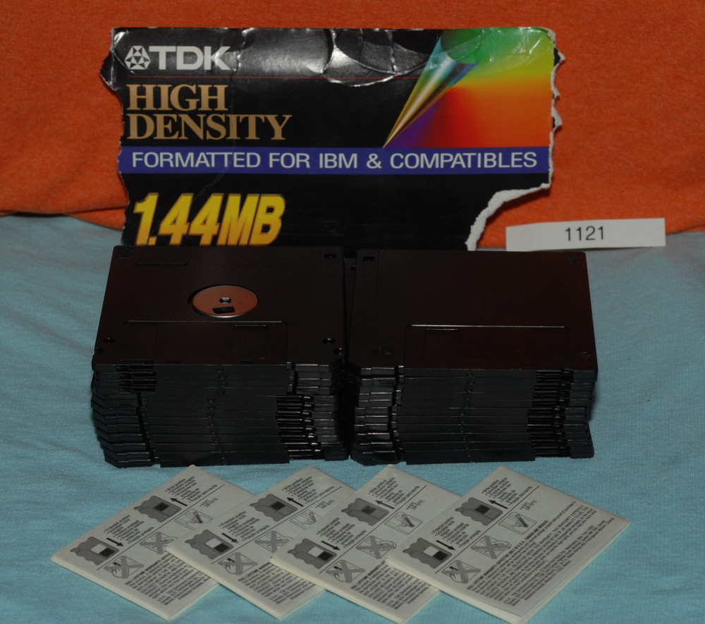 TDK 1.44mb 3.5" Floppy 24-count