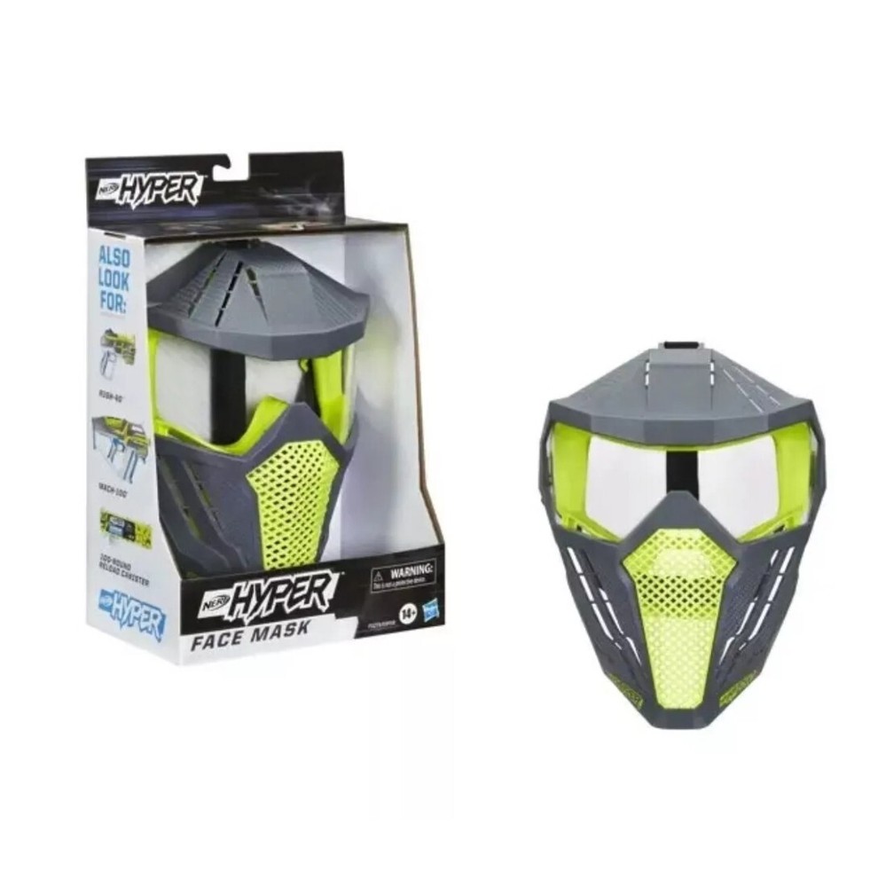 Nerf Hyper Face Mask Breathable Design with Adjustable Strap YELLOW 2020