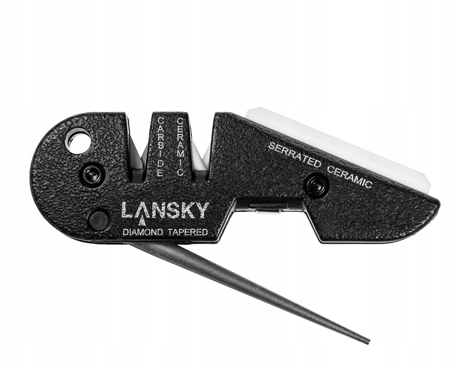 Lansky BladeMedic Tungsten Carbide Ceramic Rod Serrated Knife Sharpener PS-MED01