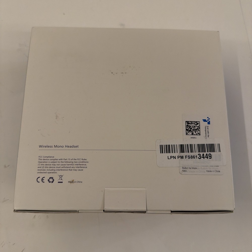 Bluetooth Headset with USB Dongle for Computer, Single-Ear Wireless Headset w...