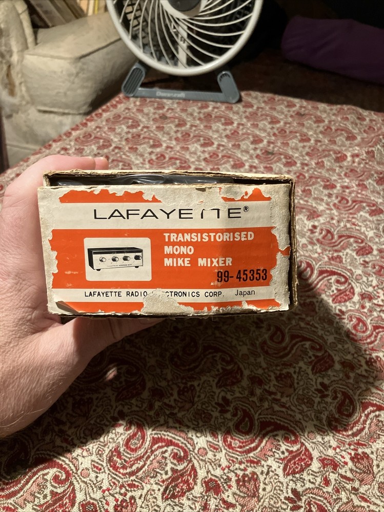 Lafayette 99-45353 Mic Mixer Preamplifier Open Box Nice