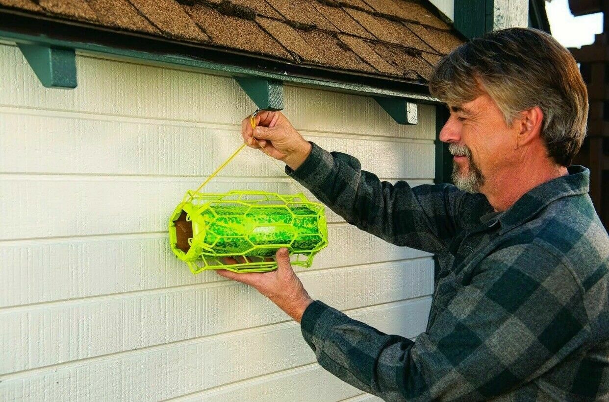 6 PACK ! RESCUE! TrapStik for Wasps, Mud Daubers, Carpenter Bees - USA Made!