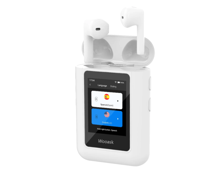 Wooask® A8 AI Language Translator Earbuds Powered by ChatGPT