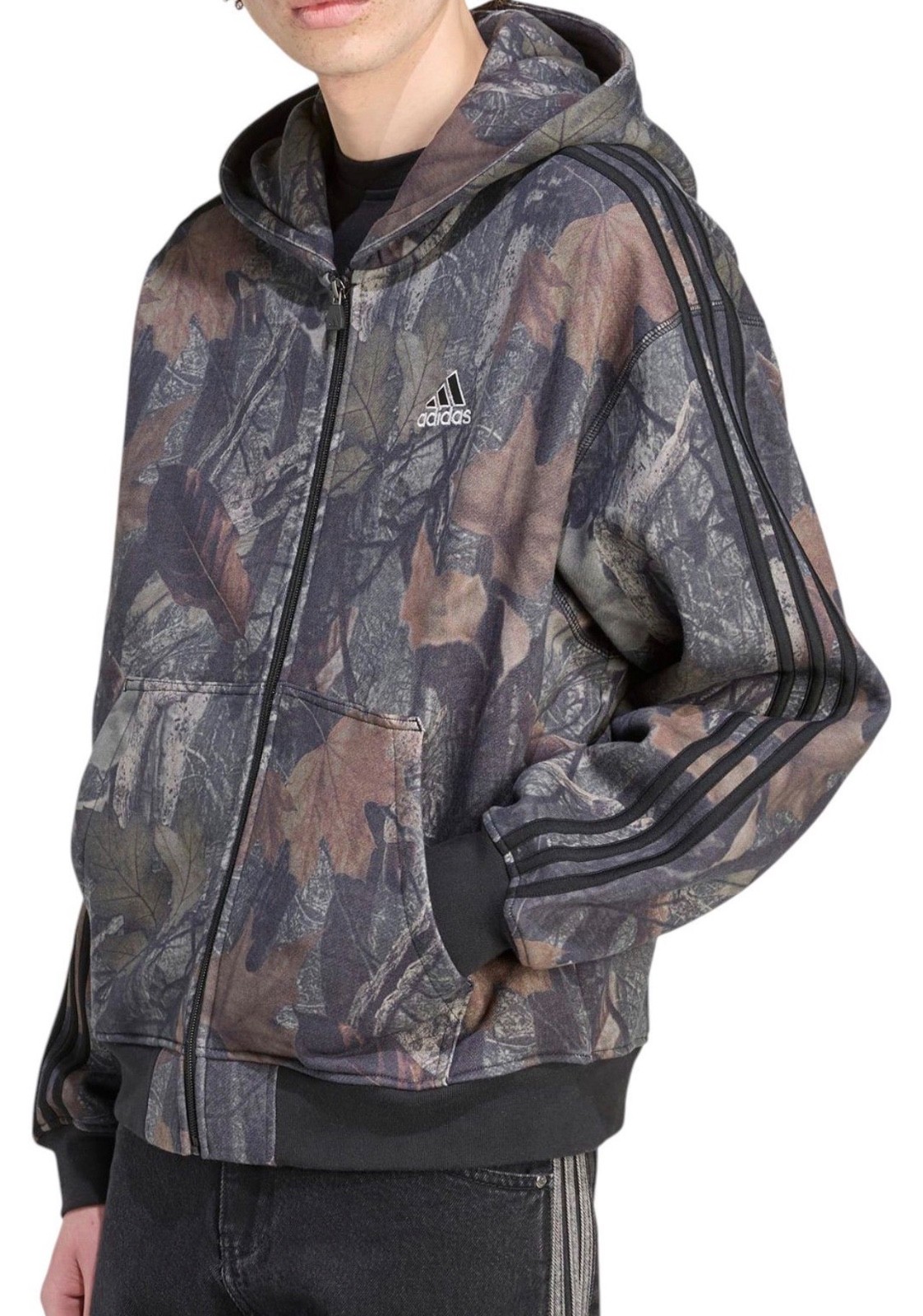 Adidas Originals JY2775 Camouflag Track Full Zip Hoodie Jacket Mens Medium CAMO