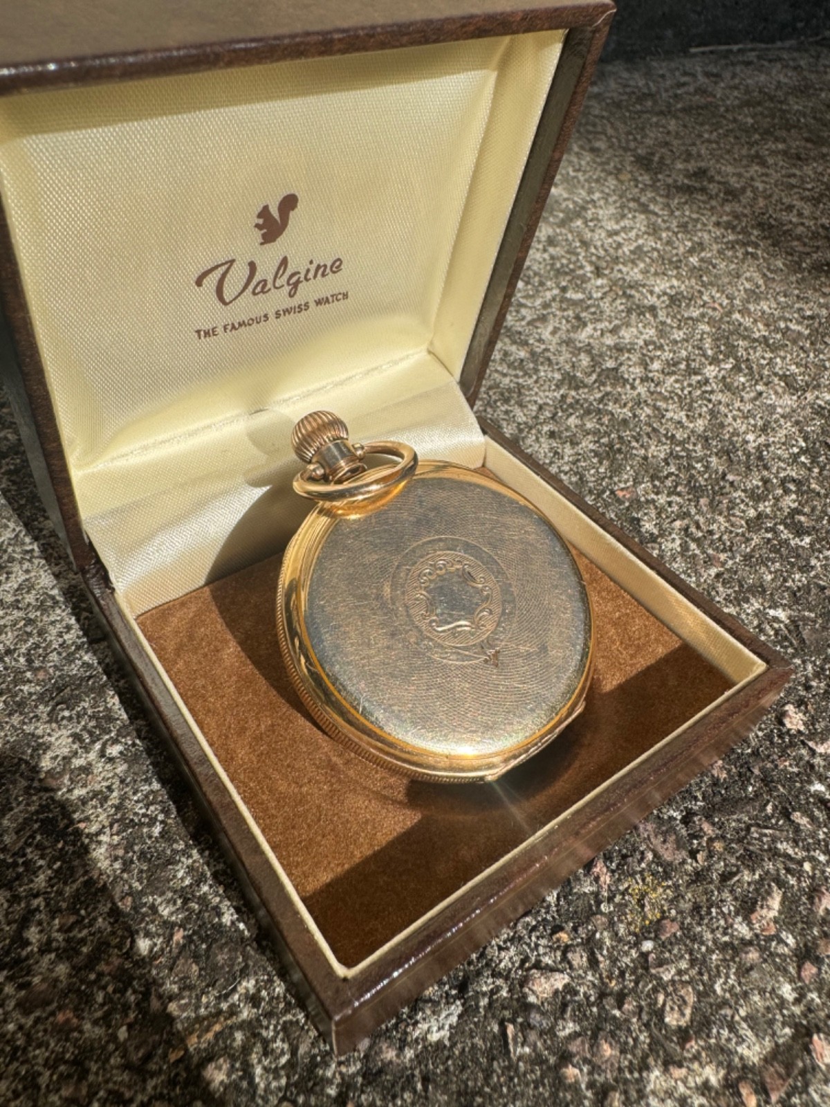 Vintage 14k Gold filled Dennison Waltham pocket watch