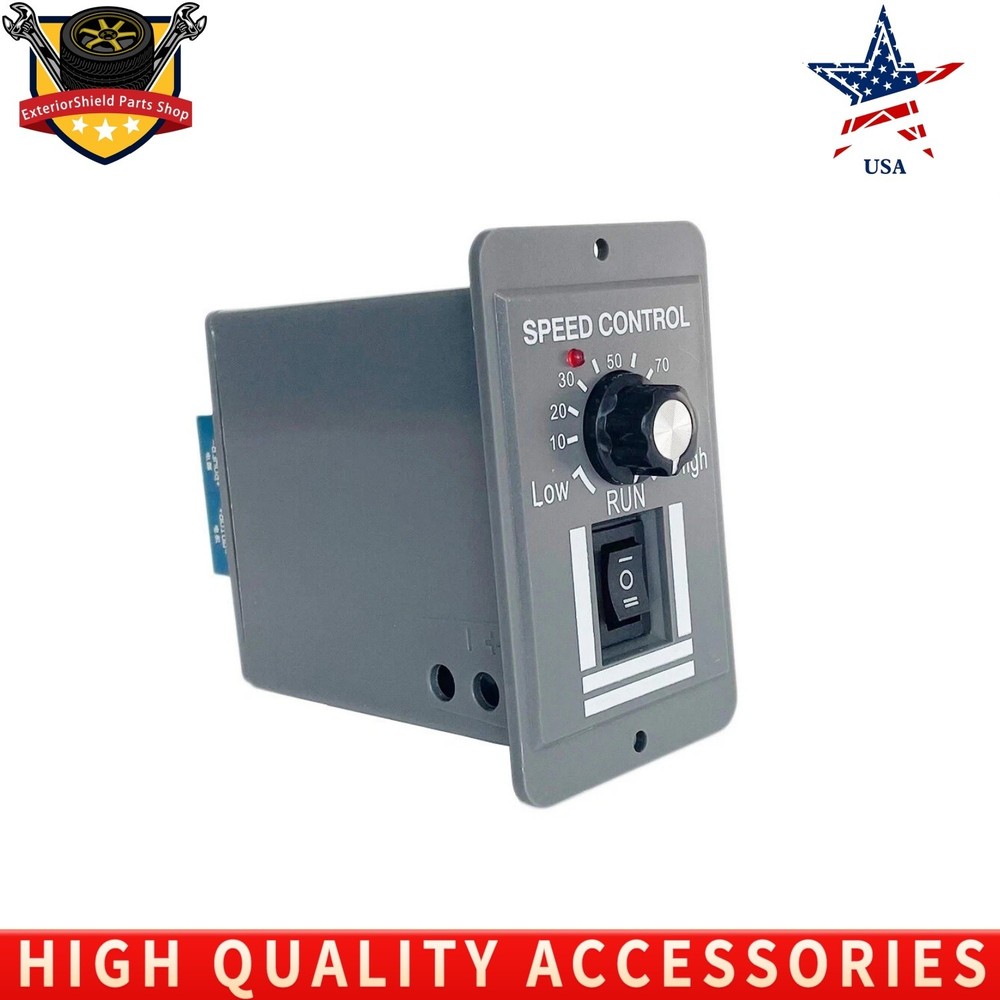 PWM DC Motor Speed Controller 12V~48V Variable Speed Switch Reverse NEW