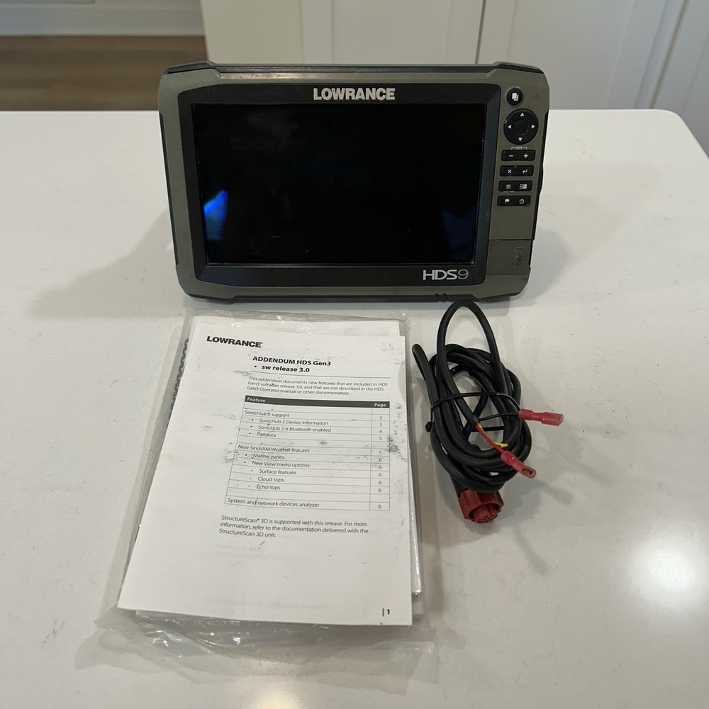 Lowrance HDS9 Gen3 - Fishfinder/Chartplotter Head Unit