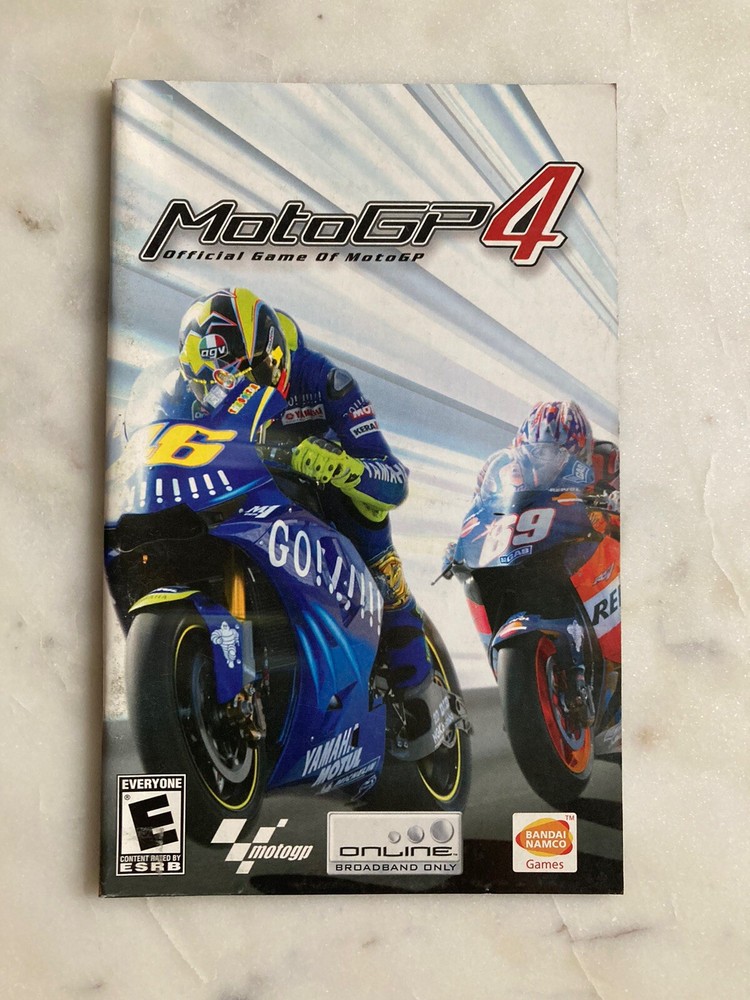 MotoGP 4  |  PS2   |  Manual Only (No case or disc)
