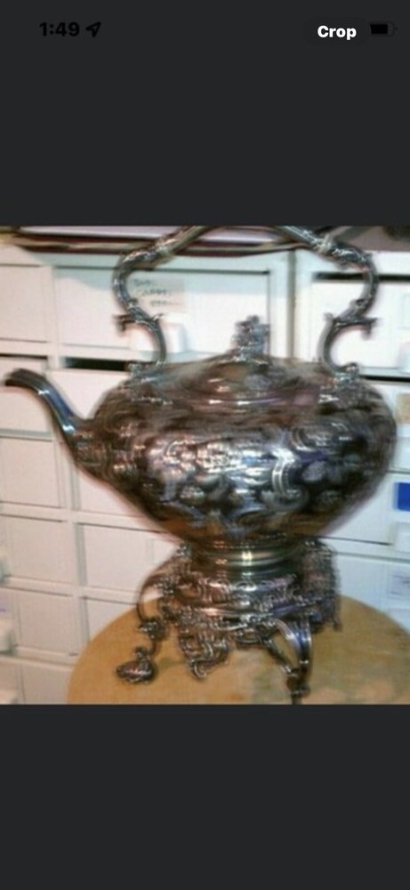 Vintage 1850’s Silver Tea Kettle Suffield England. $550 OBO