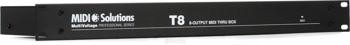 MIDI Solutions MultiVoltage T8 1-in 8-out MIDI Through Box