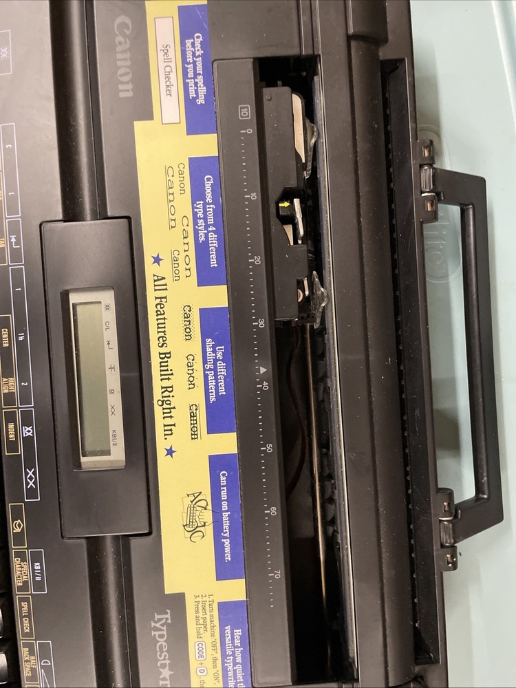 1989 Typestar 110 Portable Electronic Typewriter/Word Processor/Untested