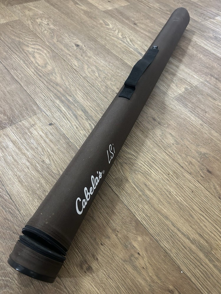 Cabelas 4pc 9’9” Fly Rod Brown Carry Case *Case Only*