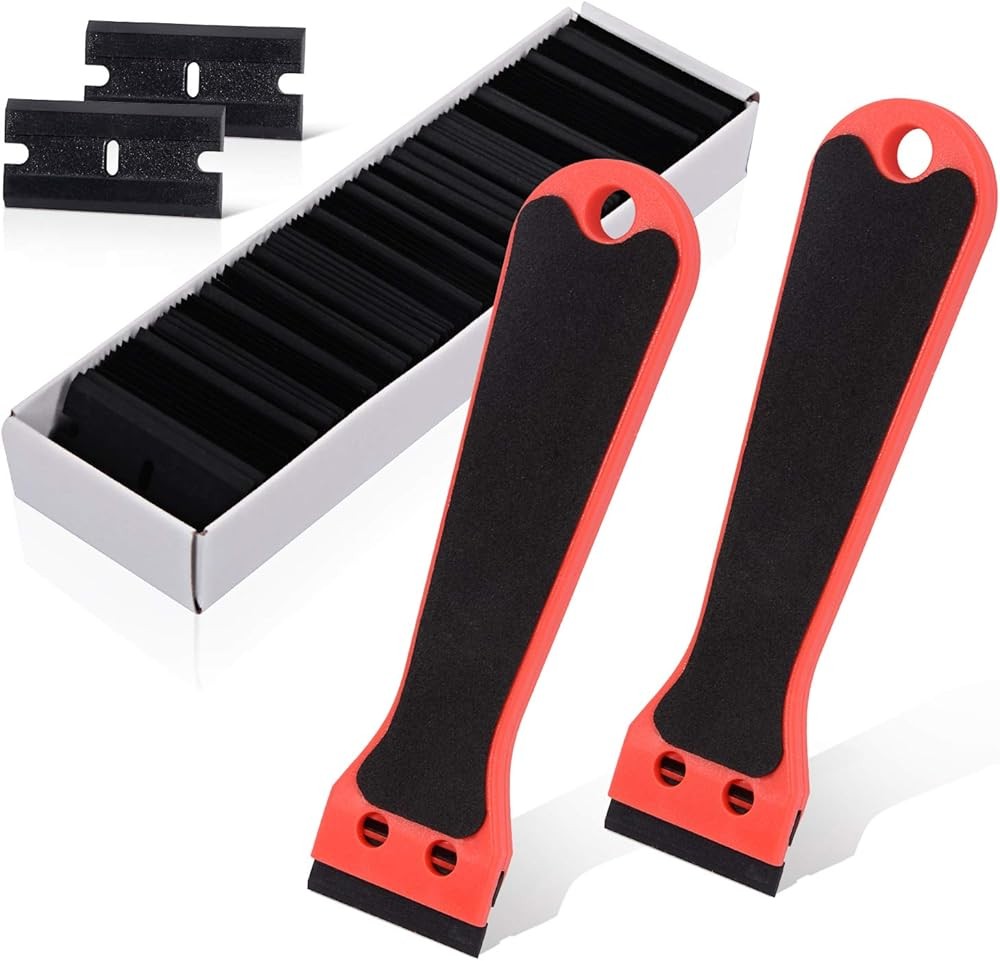 Plastic  Scraper 6-inch Long Handle Adhesive Remover Tool