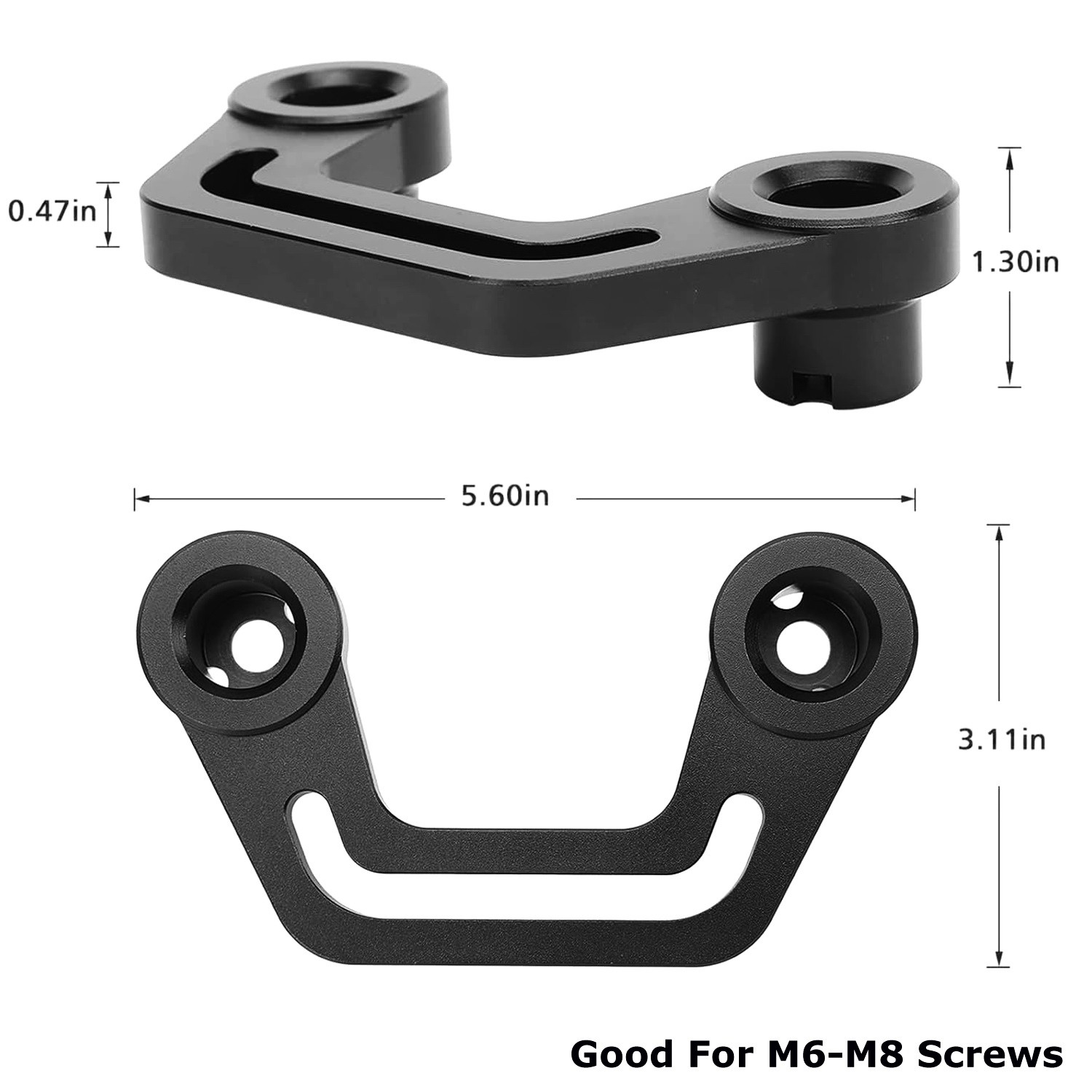 Hood Mount Ditch Pod Light Bracket Hardware For Jeep 18+ Wrangler, 20+ Gladiator